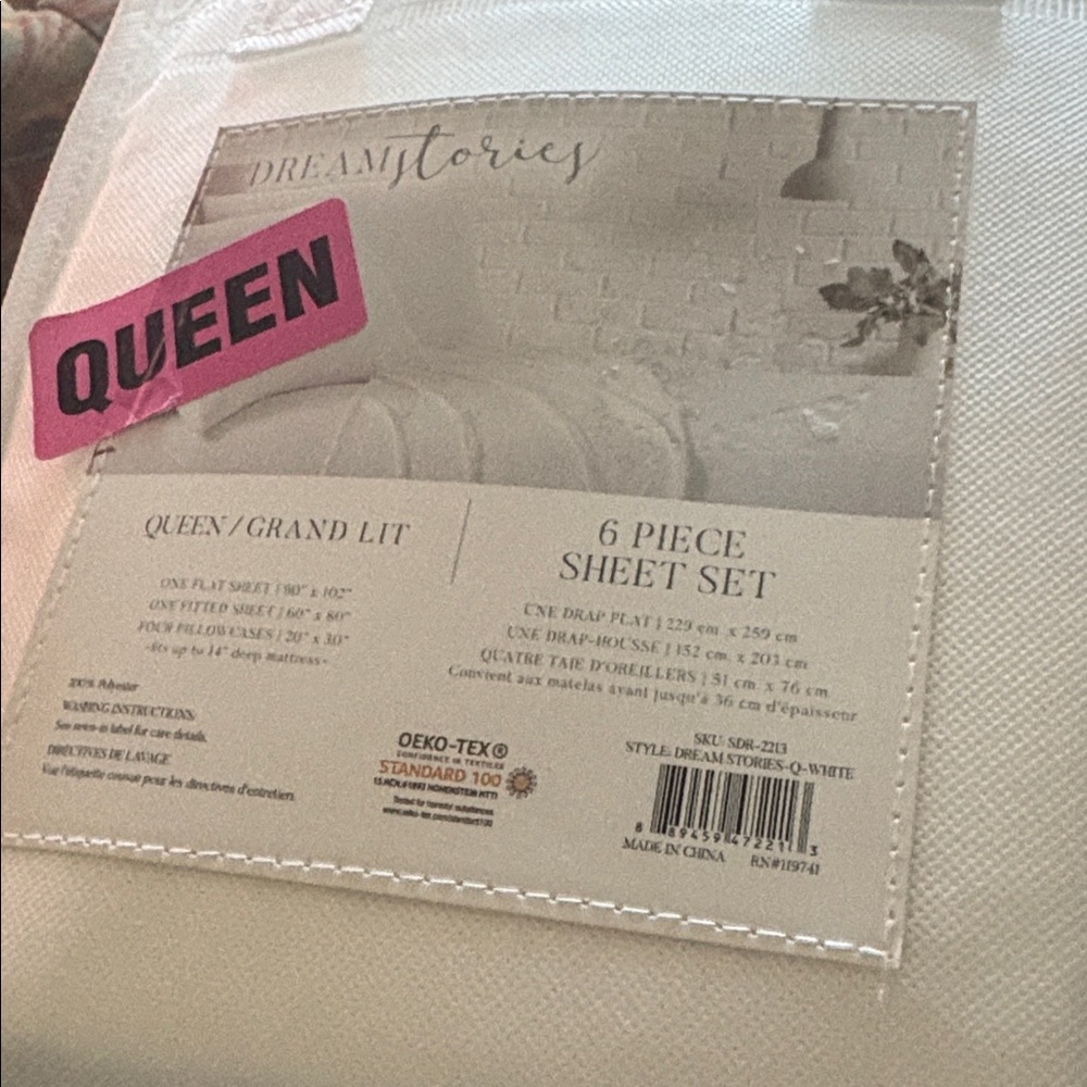DREAM STORIES 6pc Dream Stories Sheet Set